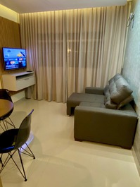 Apartamento mobiliado, completo, excelente localização!