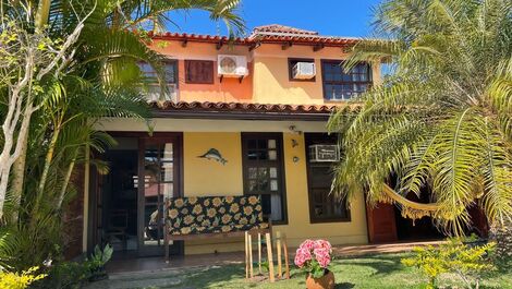 House in Cond.240m.Geribá Beach,Búzios,Swimming pool4qts