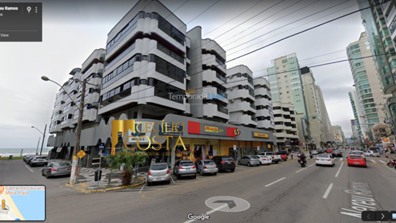 Apartamento para aluguel de temporada em Itapema (Meia Praia)