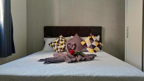 Quarto principal, cama queen