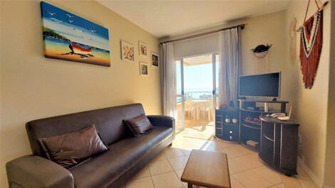 Apartamento com vista mar para locação em Bombinhas 01 suite (LA0009)
