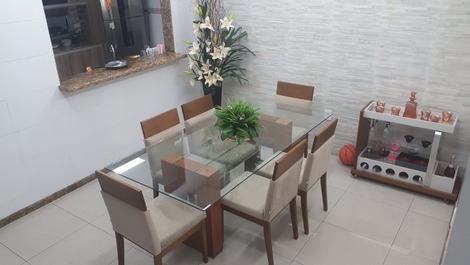 Casa para temporada mobiliada.