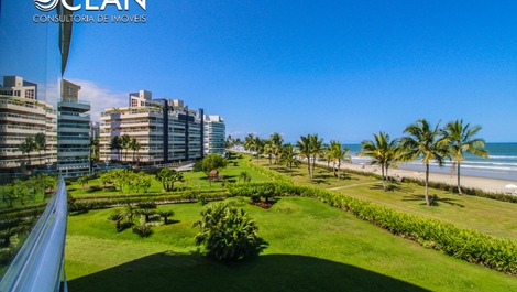 Pé na areia e frente para o Mar da Riviera! São 3 suítes - Modulo 2