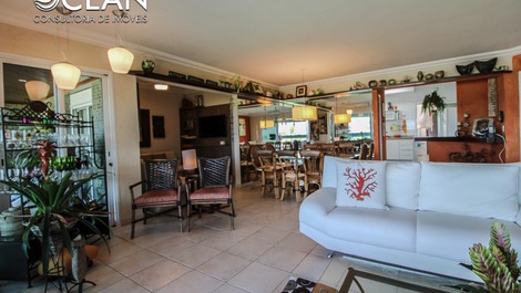 Pé na areia e frente para o Mar da Riviera! São 3 suítes - Modulo 2