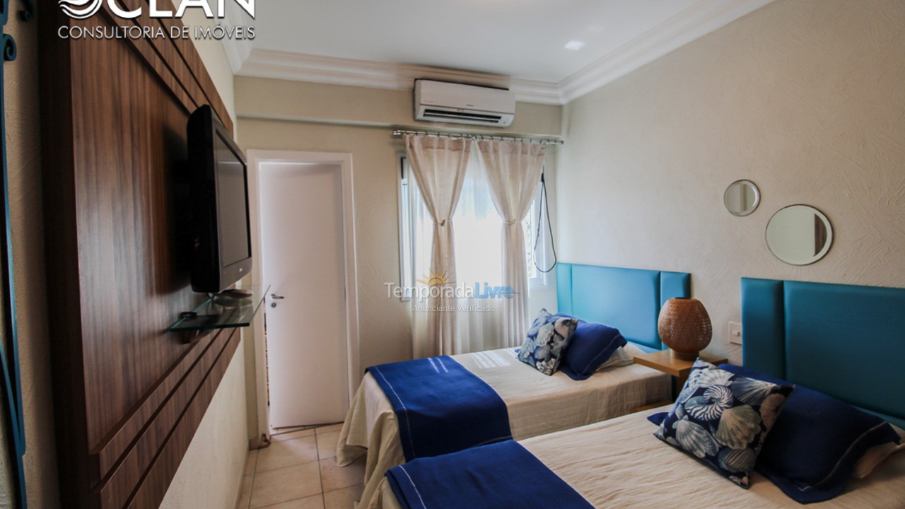 Apartamento para aluguel de temporada em Bertioga (Riviera de São Lourenço)