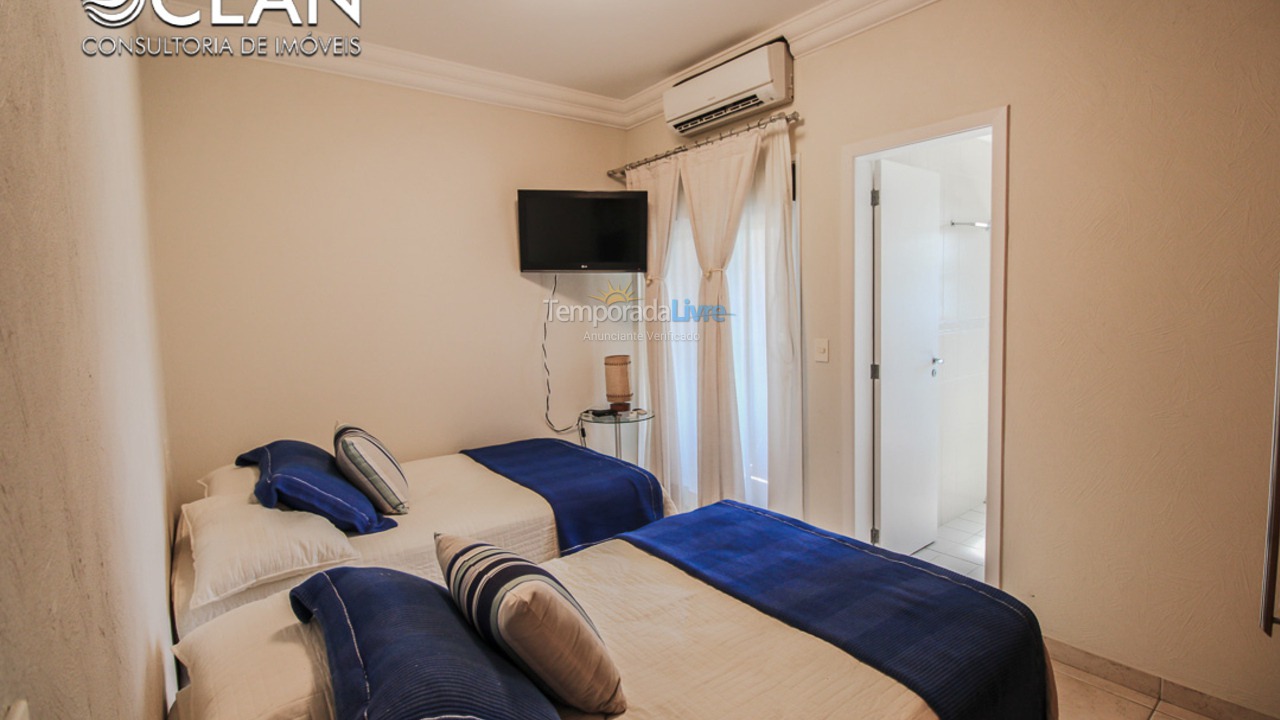 Apartamento para aluguel de temporada em Bertioga (Riviera de São Lourenço)