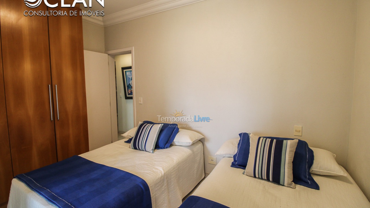 Apartamento para aluguel de temporada em Bertioga (Riviera de São Lourenço)