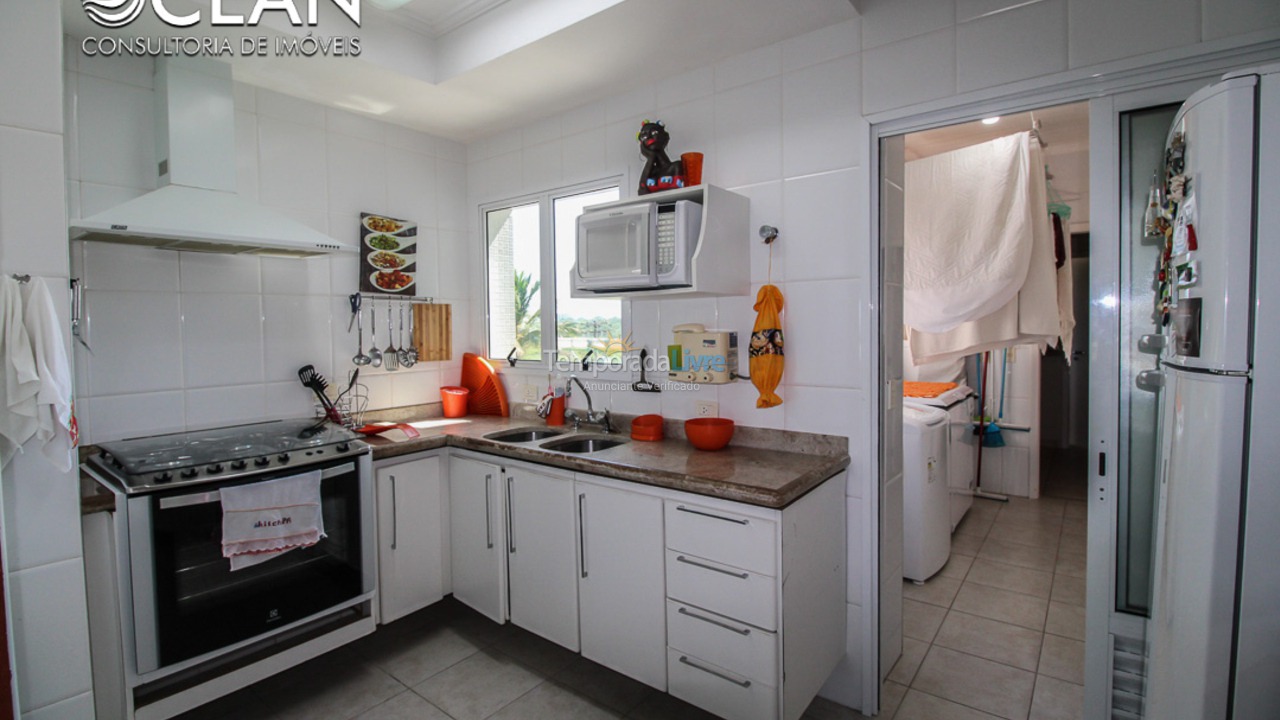 Apartamento para aluguel de temporada em Bertioga (Riviera de São Lourenço)