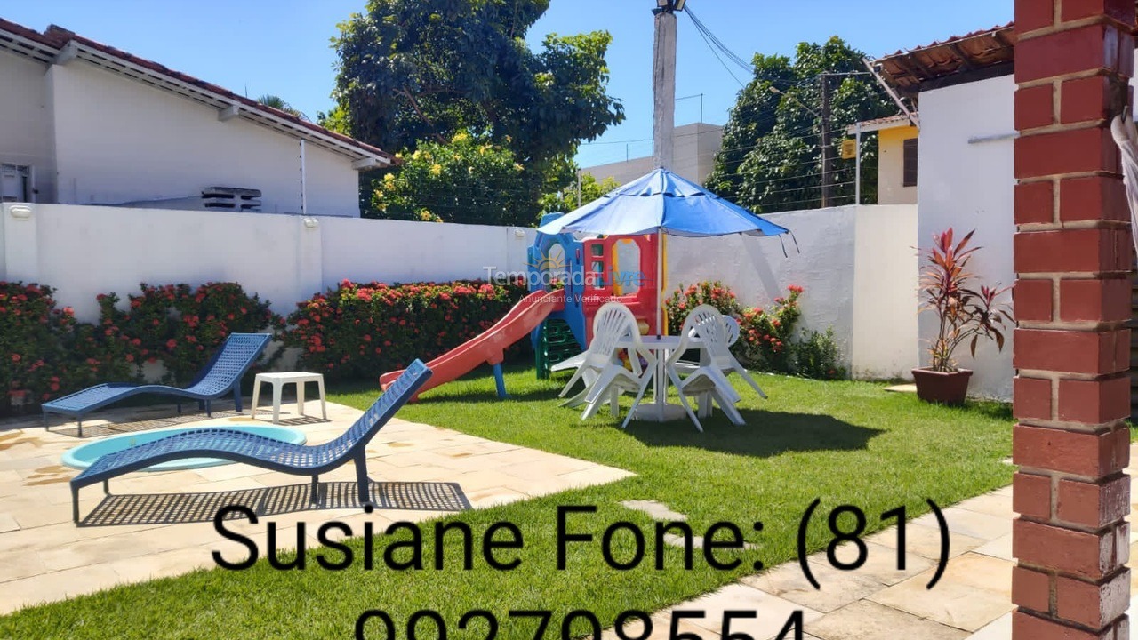 Casa para alquiler de vacaciones em Tamandaré (Praia dos Carneiros)