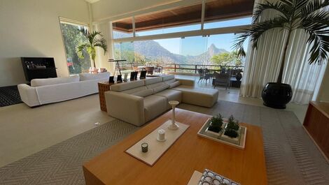 LUXOBRASIL #RJ712Mansão São Conrado 05 Quartos Vista Mar Casa Alto...