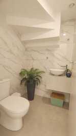 Casa pé na areia na praia de juquehy