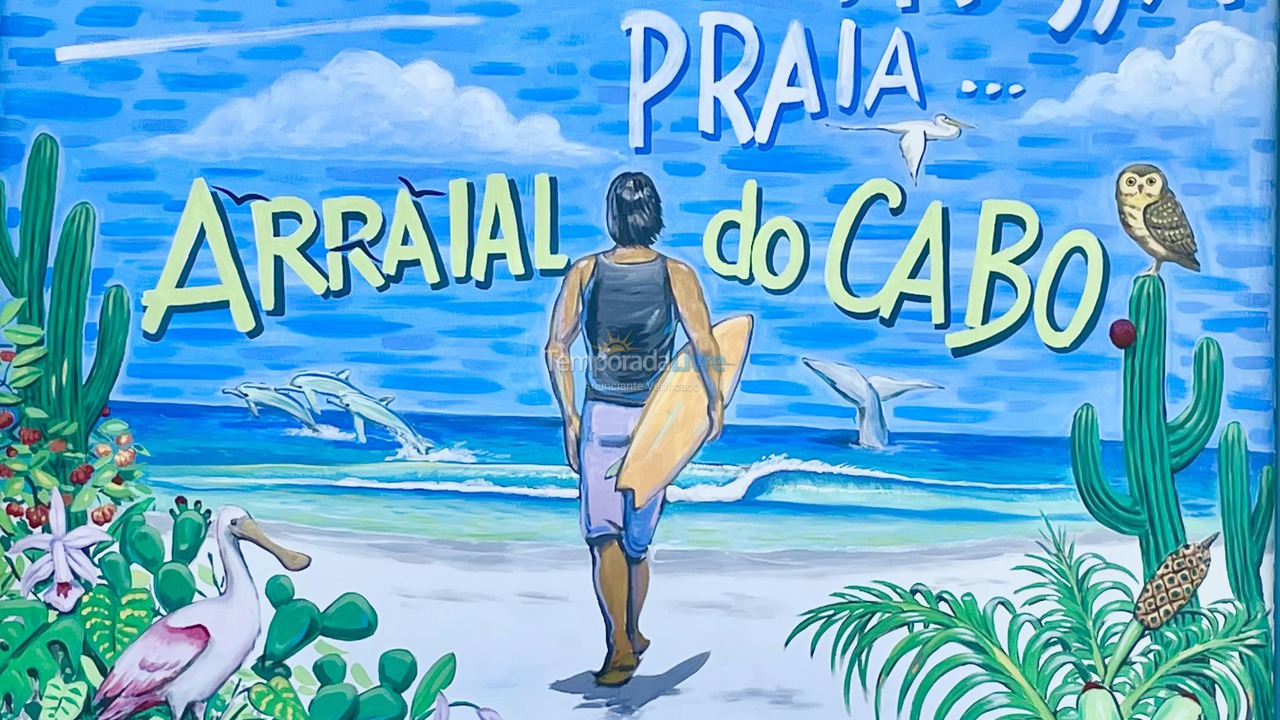 Apartamento para alquiler de vacaciones em Arraial do Cabo (Praia dos Anjos)