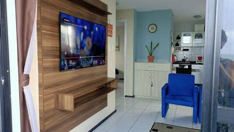 Conforto e melhor vista mar - 100 m da praia