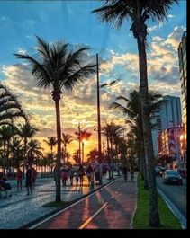 Orla da praia grande 