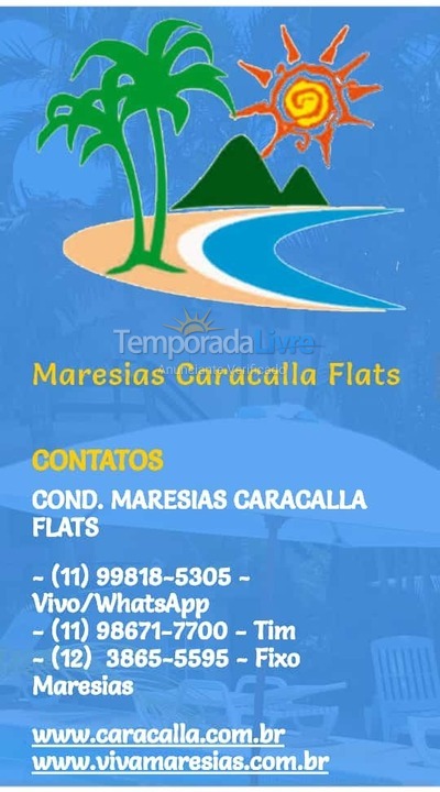 Apartamento para aluguel de temporada em São Sebastião (Maresias)