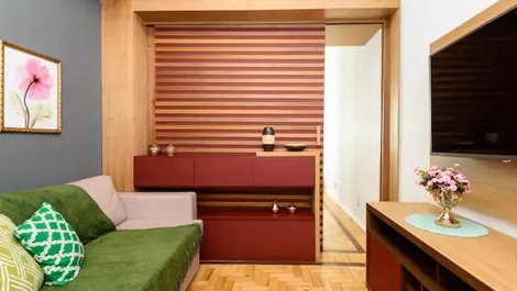 Porta divisória de madeira para o quarto 