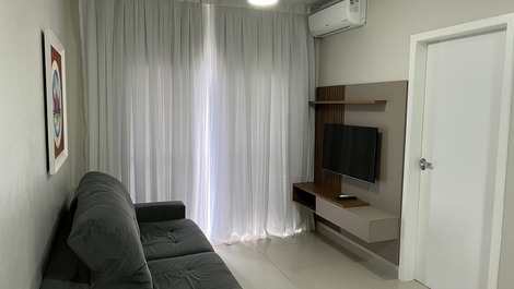 Sala com split quente e frio