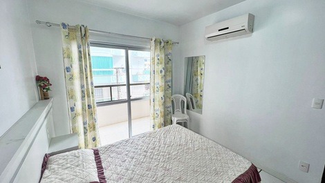 Temporada Ed. Márcia: 3 quartos com ar condicionado na quadra do mar