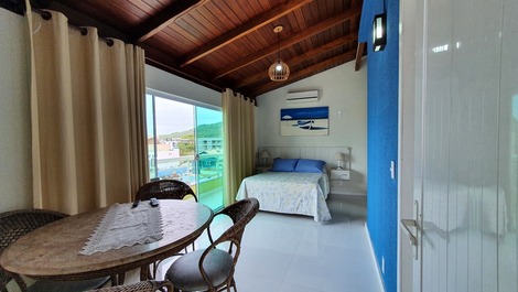 Hermoso ático con vista al mar en Bombinhas