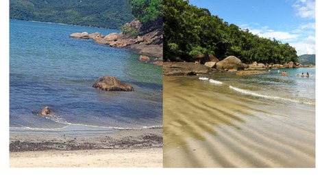 Praia do lázado e domingas dias