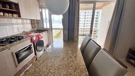 Ed. Marquês de Olinda: 2 bedrooms sea front barbecue / wifi