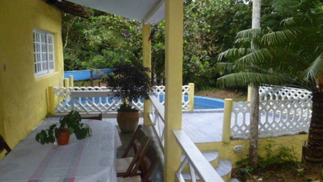Quinta en Ubatuba Playa Lagoinha con piscina