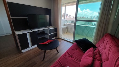 Flat a beira mar, charmoso e aconchegante