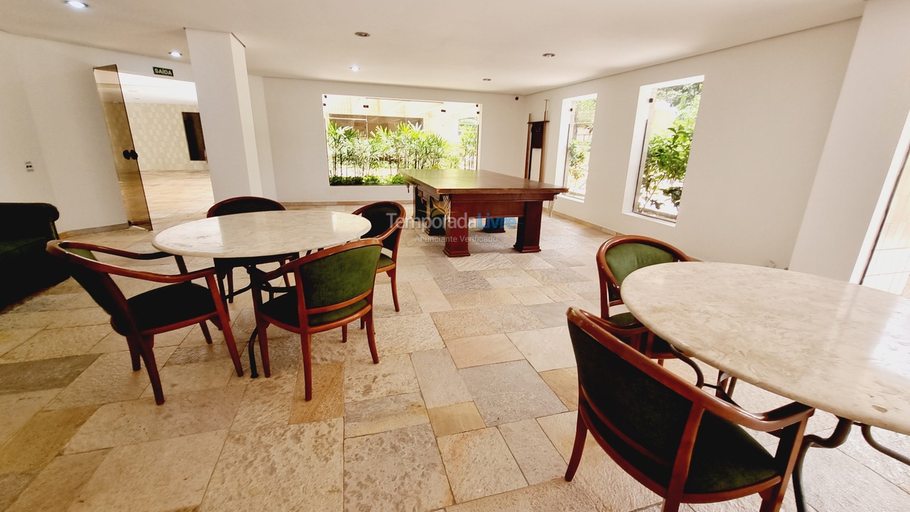 Apartamento para aluguel de temporada em Bertioga (Riviera de São Lourenço)