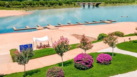 Casa de campo con acceso a la presa