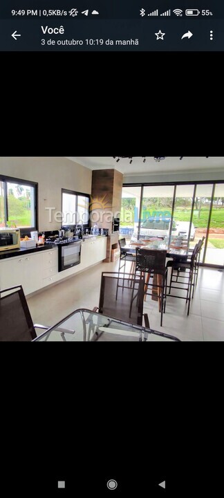 Casa para alquiler de vacaciones em Itaí (Riviera Santa Cristina)