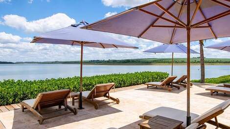 Casa de campo con acceso a la presa