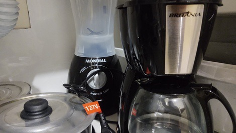 Eletrodomésticos em todas as kitnet's 