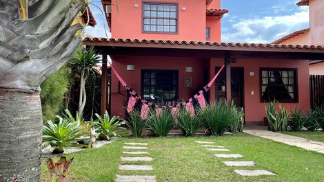 Linda Casa Búzios 4 bedrooms (air cond. Tv), WIFI, BBQ. and Swimming Pool