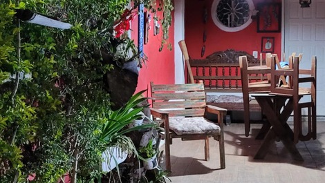 House for rent in São Pedro da Aldeia - Conrado G Malta 17 Em Frente A Lagoa Casa Vermelha Esquina