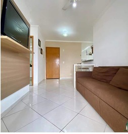 Apartamento vacacional en Praia Grande con piscina y barbacoa