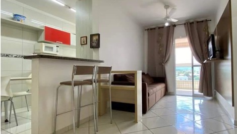 Apartamento vacacional en Praia Grande con piscina y barbacoa