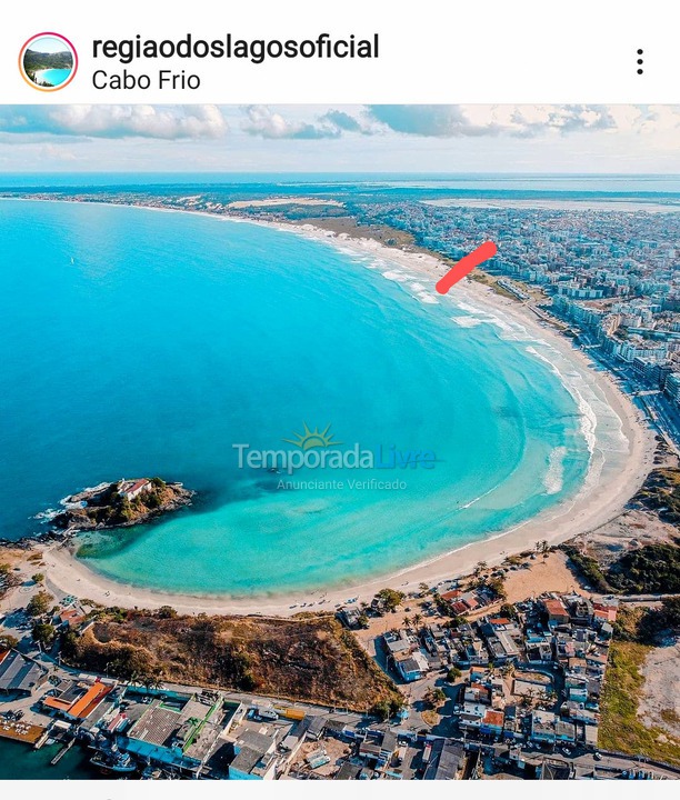 House for vacation rental in Cabo Frio (Praia do Forte)