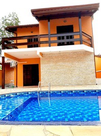 Linda casa de praia com Piscina em Caraguatatuba