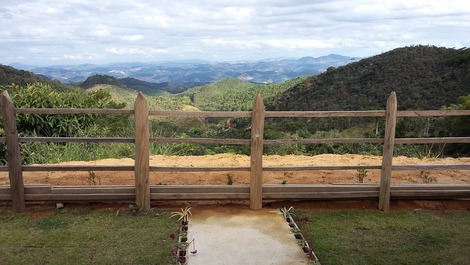 Vista de frente da varanda da sala