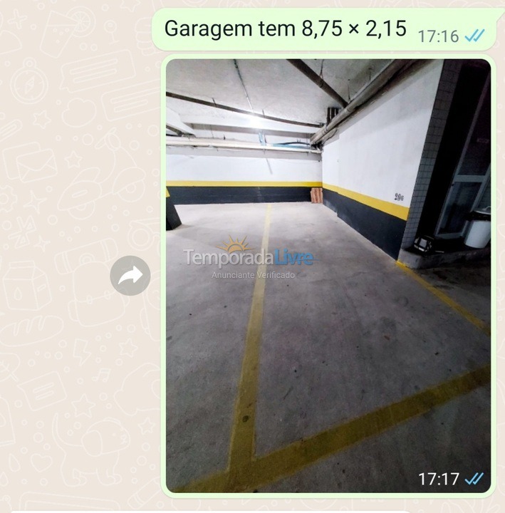 Apartment for vacation rental in Ubatuba (Praia Grande)