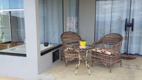 Varanda da sala c/ a hidro do quarto ao lado