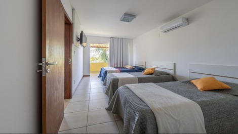 House for rent 70 meters from the beach in Guarajuba