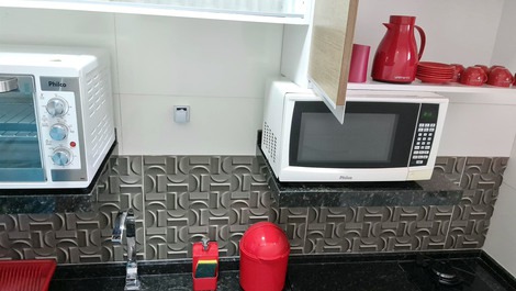 2 dormitorios Pitangueiras Guarujá con aire, vista al mar, Wi-Fi, Ferraretto