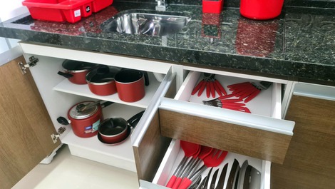 2 dormitorios Pitangueiras Guarujá con aire, vista al mar, Wi-Fi, Ferraretto