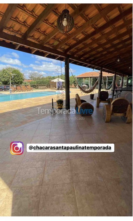 Chácara / sítio para aluguel de temporada em Tatuí (Jurumirim)