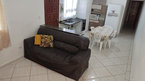 Bonita casa con piscina climatizada a 30°C en Itanhaém