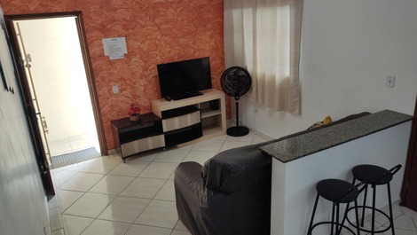 Bonita casa con piscina climatizada a 30°C en Itanhaém