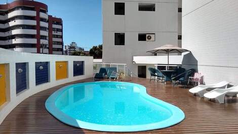 Apartamento amueblado de 3 habitaciones.