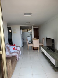 Apartamento amueblado de 2 habitaciones.