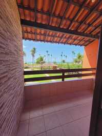 Vista da sacada da suite